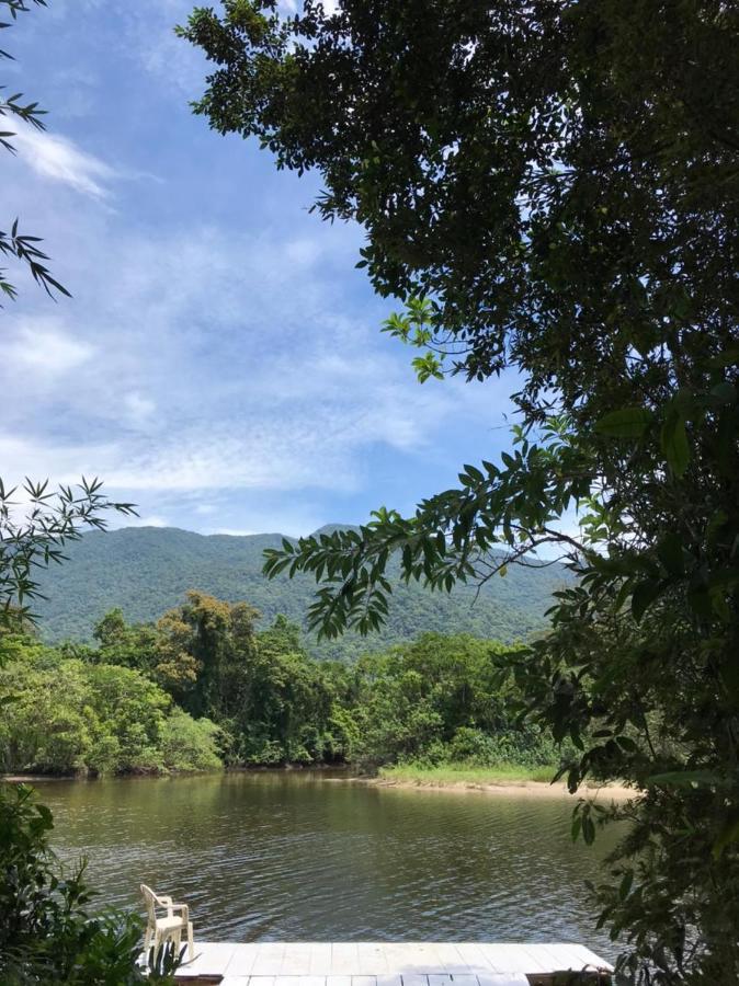 Casa A Beira Do Rio Jaguareguava Na Mata Atlantica Em Bertioga Sp Villa Dış mekan fotoğraf